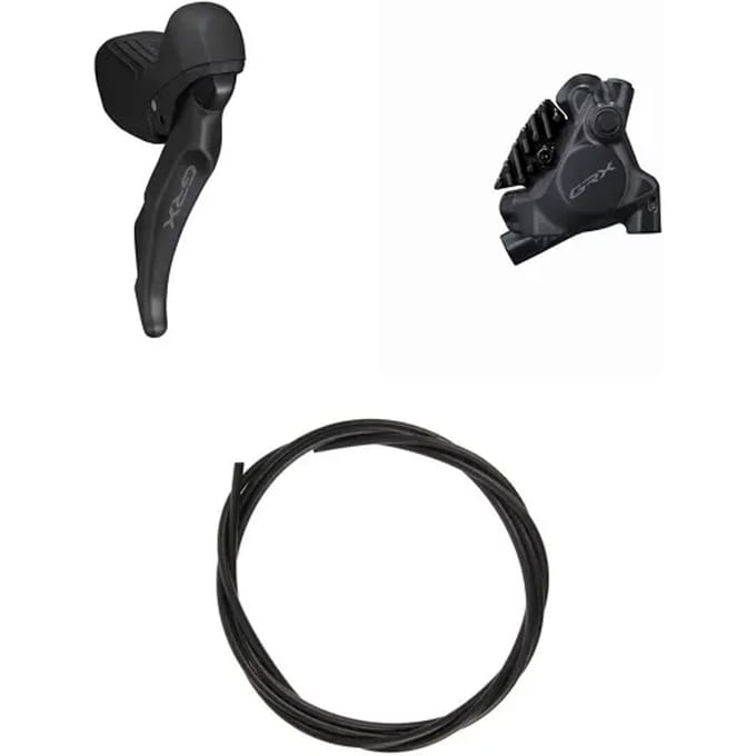 Volledig schijfremmen achter Shimano