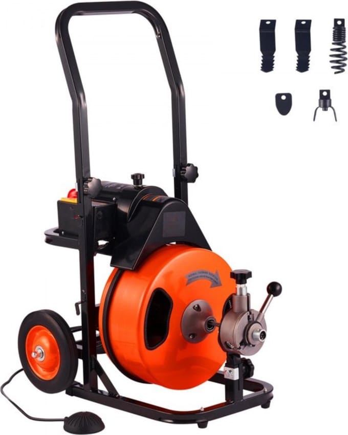 Elektrische Ontstopper 22,86m - Kabel - 1500 rpm - Ontstoppingsmachine