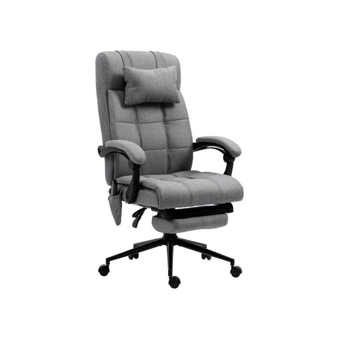 Siège de bureau - MUVOE - Ergonomique - Massage à 6 points - Réglable en hauteur - Chauffage lombaire