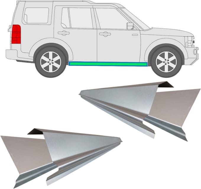 Frontruderamme voor Land Rover Discovery 2004-2009 / Links + Rechts / Set