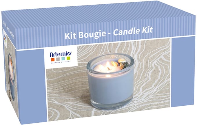 Kaars en schelpjes kit - Artemio