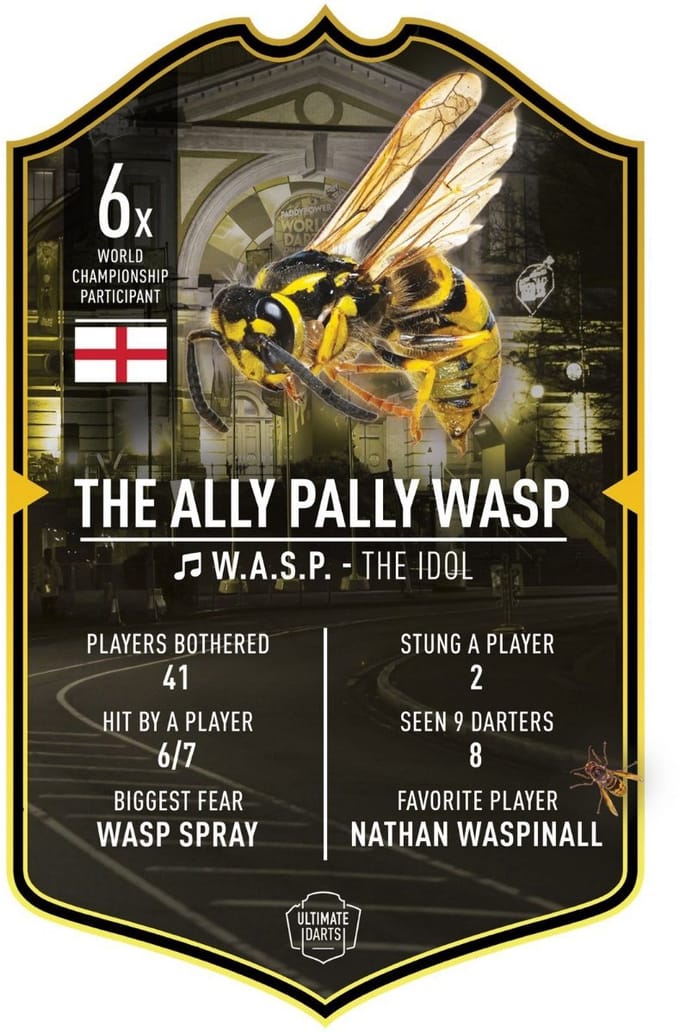 Ally Pally Wasp 2026 Ultimate Card 37x25cm