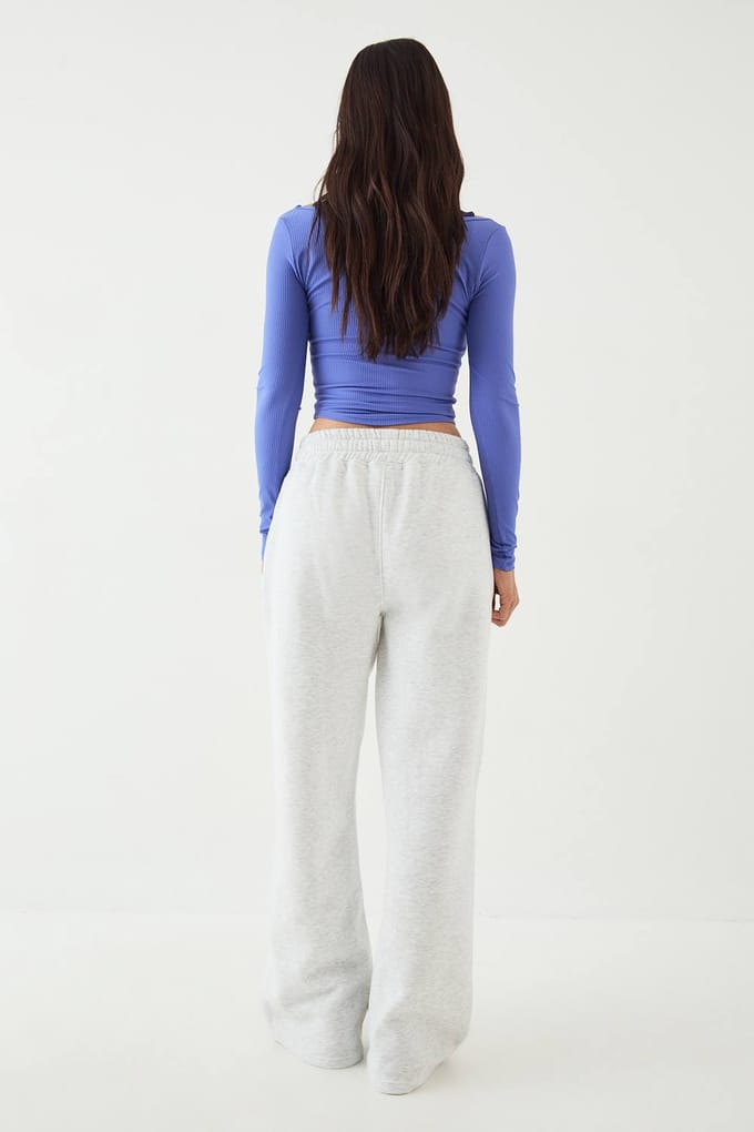Dames DSGN Studio Sport Rechte Pijp Jogger | Ash Grey | Maat: Large