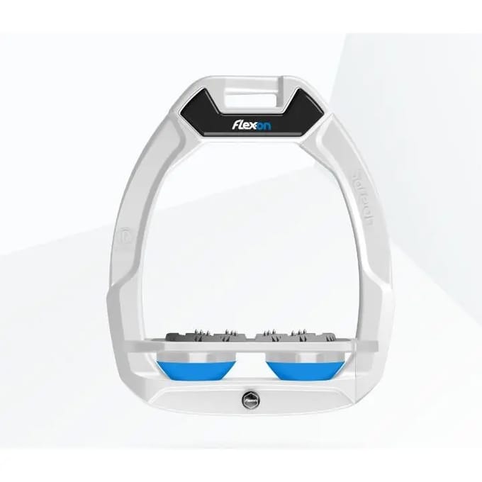 Plat Ultra Grip Witte/Gijze/Blaue Veiligheidsbeugels Flex-On Safe-On