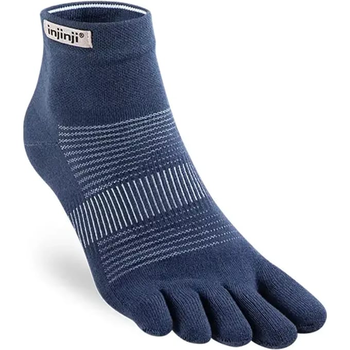 INJINJI | Run Mini-Crew Coolmax Blauw (Maat - M) | Teensokken