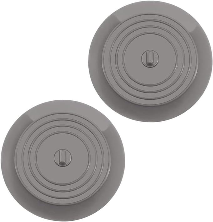 Siliconen Badstop - Afvoerstop Badplug - Water Dicht Maken - Perfecte Afdichting - 15 cm - Grijs