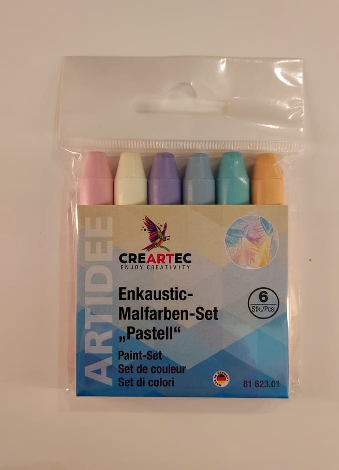 Art-Idee Wasstaafjes voor Encaustic-Pastell