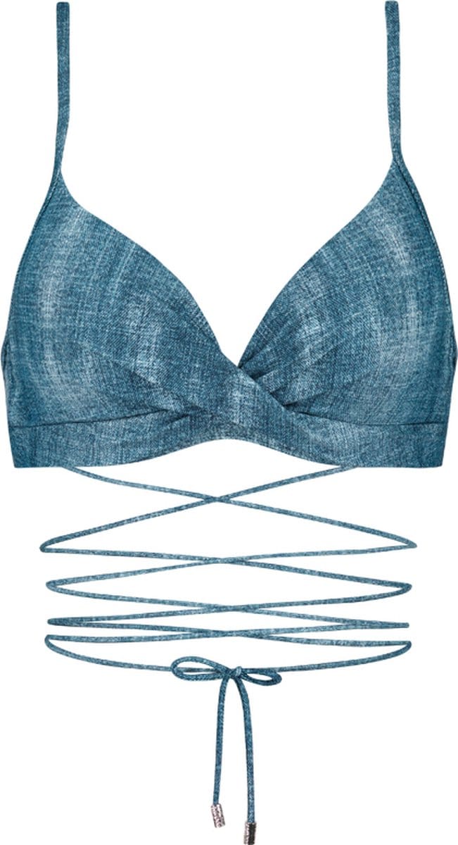 Beachlife Denim Dames Bikinitopje - Maat D40
