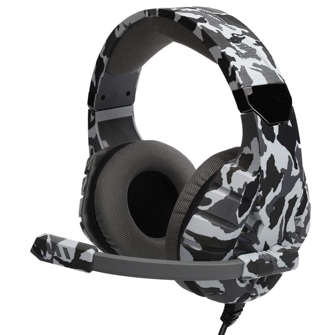 Bedrade Gaming Headphone Computer Stereo Headset met LED-licht Microfoon USB+3.5mm Poort