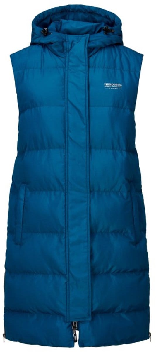 Nordberg Puffy Bodywarmer Helle - Dames - Crystal Teal - Maat M