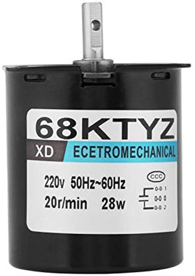 Synchrone Reductiemotor AC 220V 28W met Instelbare Snelheid