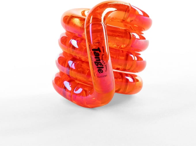 Tangle Gems Junior - Orange Citrine - The Original Fidget