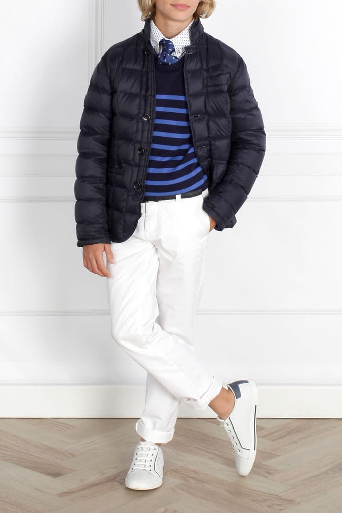 River Woods Nylon Communion Quilted Blazer Blue Maat: 10 | Jassen Outlet | kids | Blauw