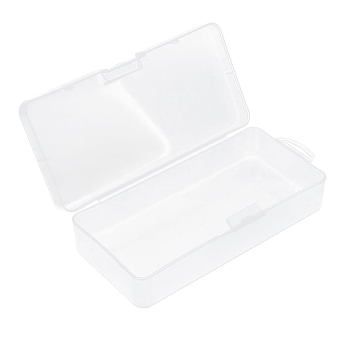 Plastic Opbergdoos Rechthoekig Transparant Digitale Elektronische Accessoires Valbestendige Doos met white