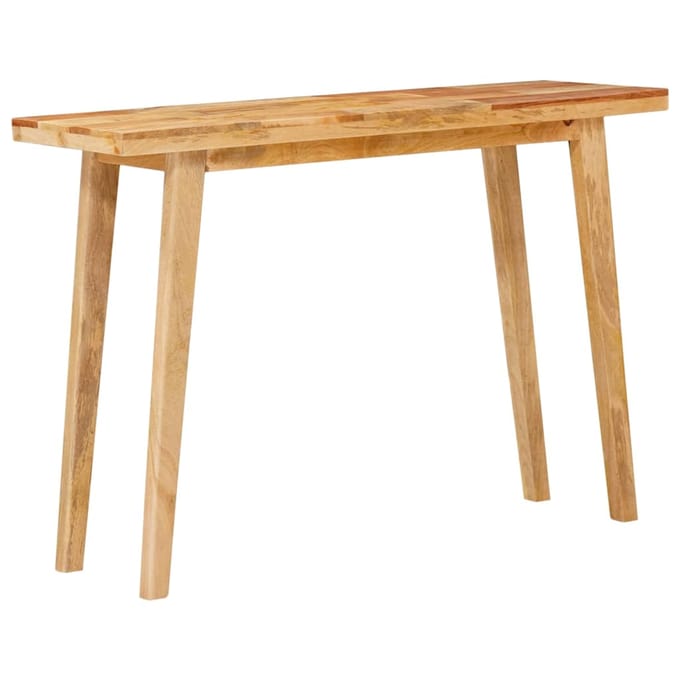 vidaXL - Eettafel - Naturel - 100 - x - 35 - x - 75 - cm - Massief - Mango - Hout