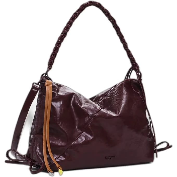 Desigual schoudertas Rodio Leiria Shoulder Bag Garnet wijnrood