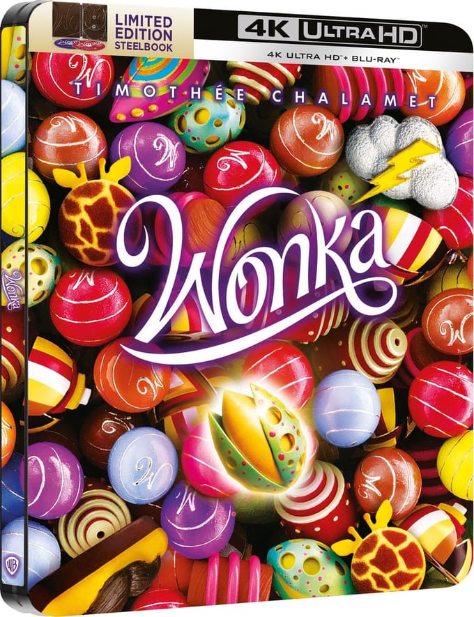WONKA [4K Ultra HD + Blu-ray] Limited Edition Steelbook