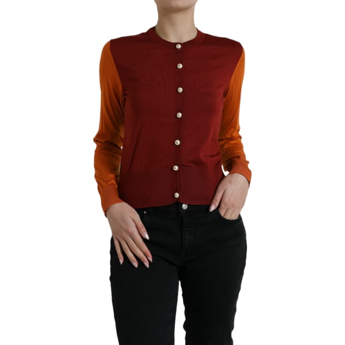 Kleurblok Gebreide Cardigan