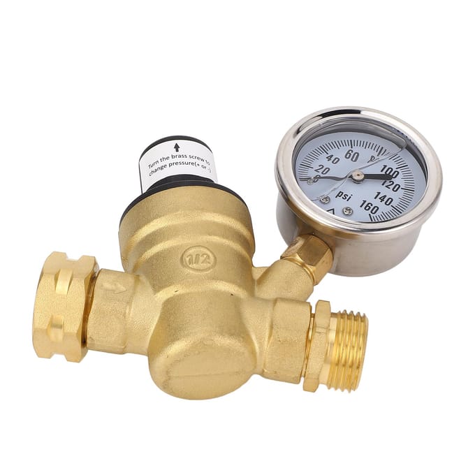 Waterdrukregelaar 3/4 inch draad messing en ijzer verstelbaar RV waterdruk