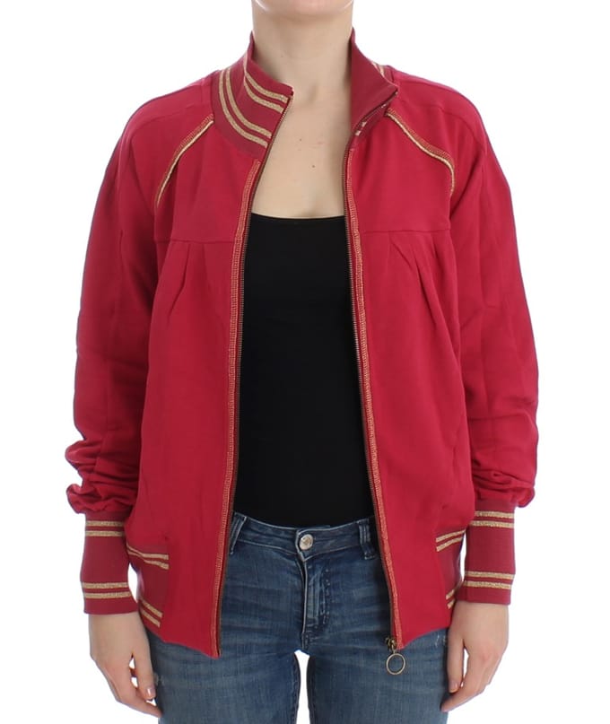 Rode Rits Trui Jacket