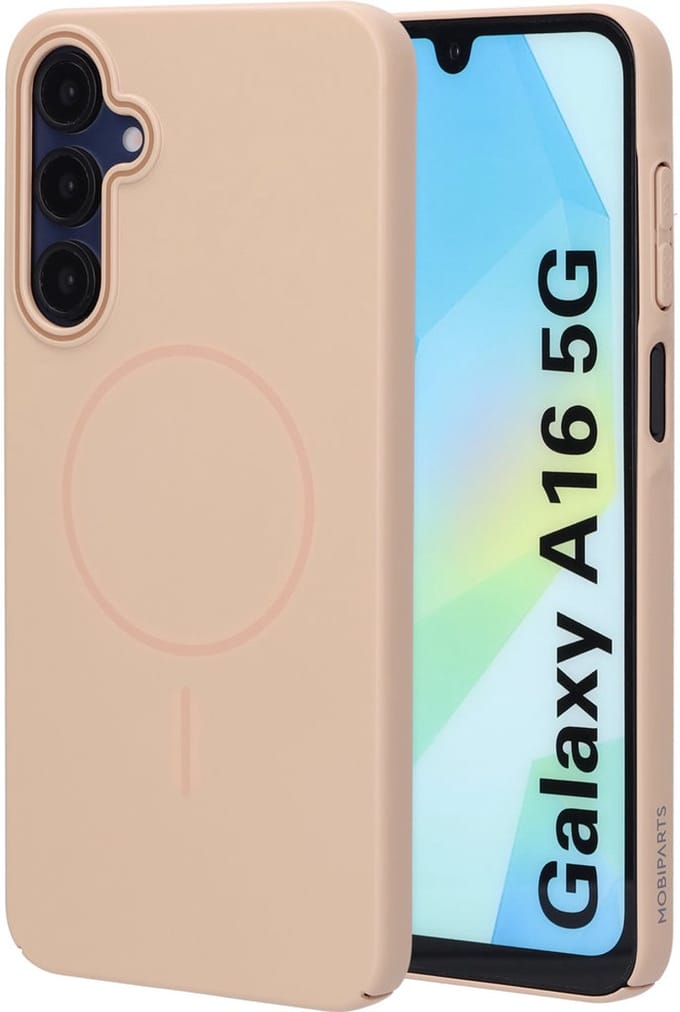 Mobiparts Slim Line Case geschikt voor Samsung Galaxy A16 - MagSafe Dune Sand