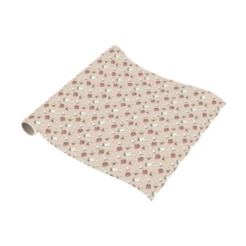 Rice kerst cadeaupapier 3m dove