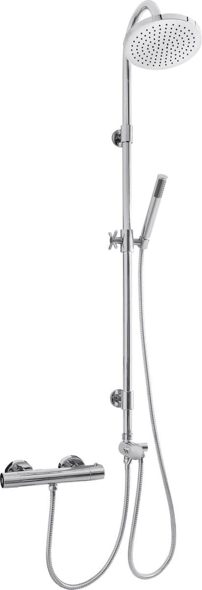 Exellence Altara douchecombinatie thermostaatkraan 20cm douchekop chroom