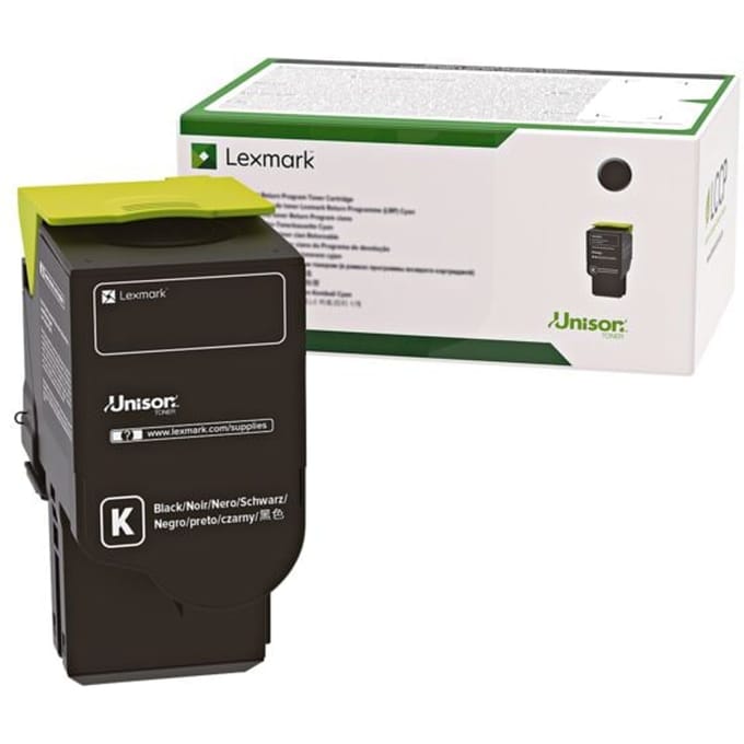 Lexmark Tonercassette (recycling) C2425 C2535 MC2425 MC2535 MC2640 Origineel Zwart 6000 bladzijden C242XK0