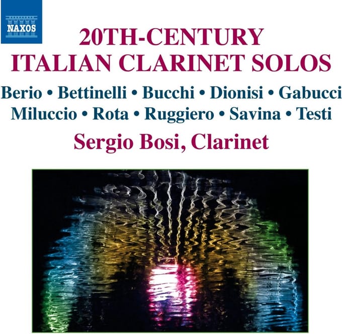 Sergio Bosi - 20th-Century Italian Clarinet Solos (CD)