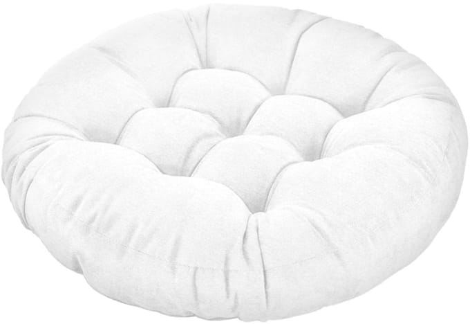 FEROCITY - Schommelkussen - Polyrotan schommelhoes - Voor een hangende tuincocon - Standaardmaat - Polyester - Wit