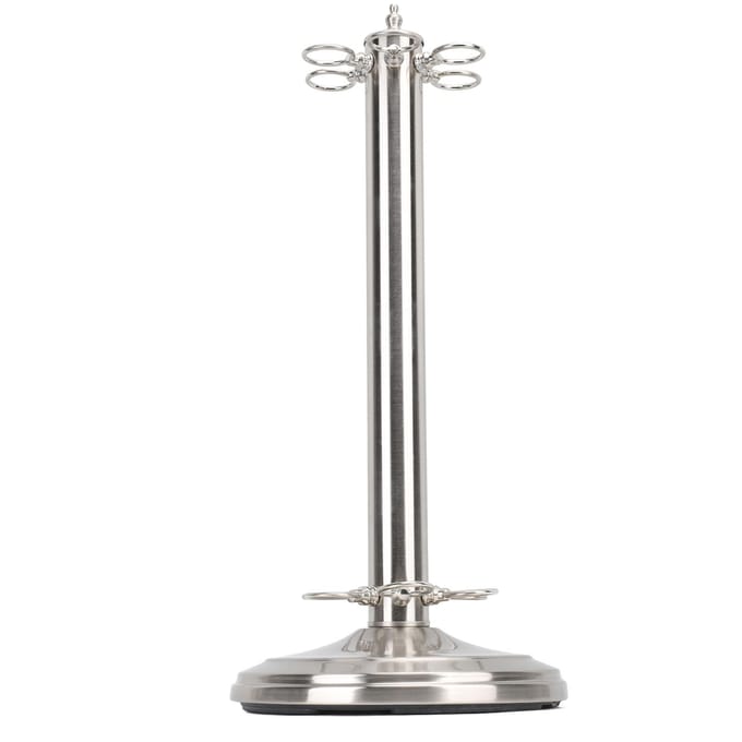 Support Porte Queue de Billard Fer Râtelier Queue de Billard 6 Trous Sur Pied Accessoires Table de Billard gray