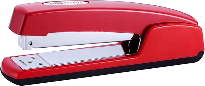 Professionele Metalen Nietmachine 20 Vel Capaciteit - Rood
