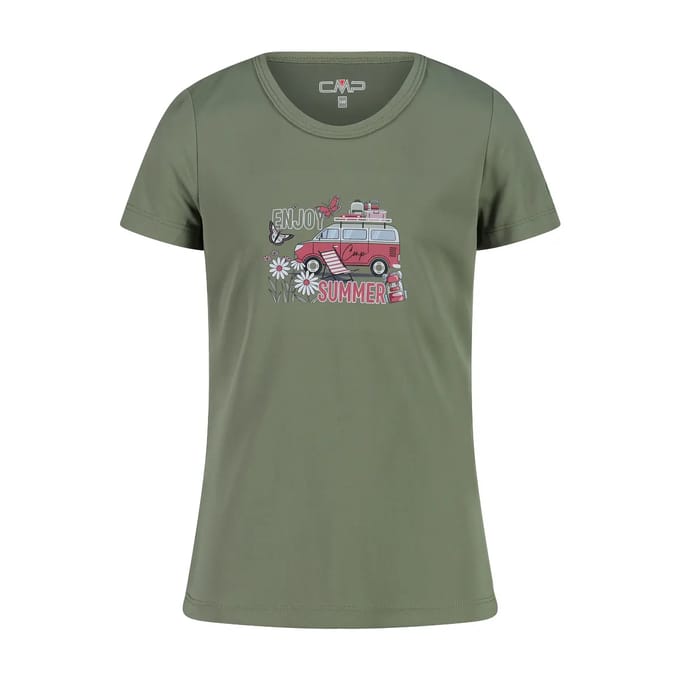 T-shirt techniek bedrukt meisje CMP
