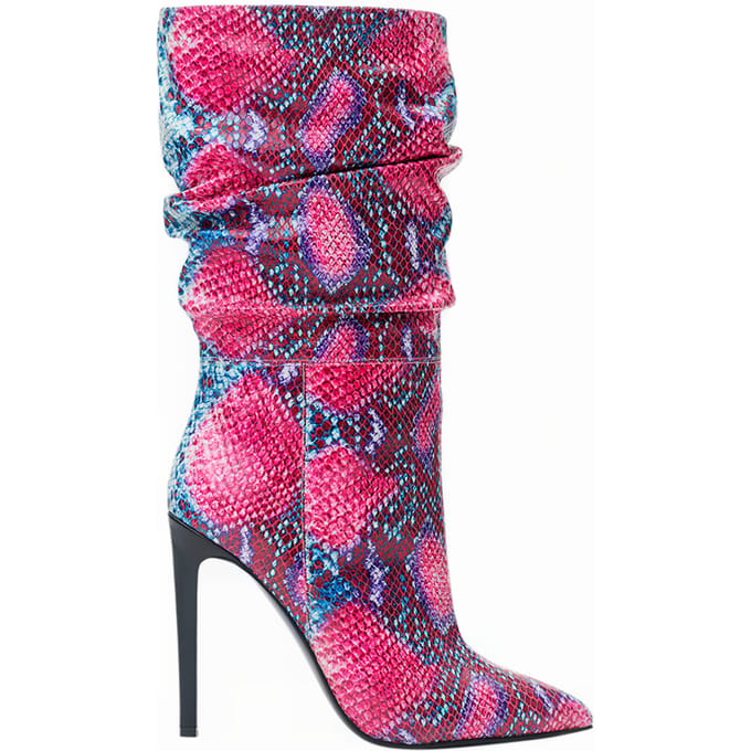 Marcell von Berlin Python-embossed Mid-calf Boots Red Snake Taglia: 36 | Stivali Outlet | Donna | Rosso