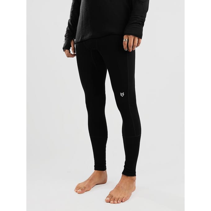Woolf Merino Svarthetta Performance Thermo Broek zwart