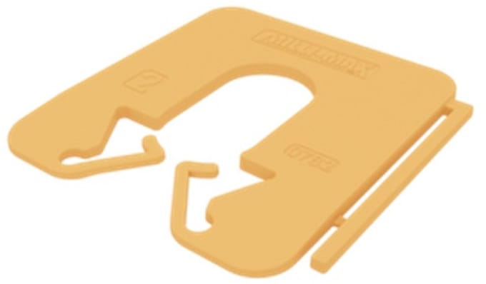 Milli-Max Uitvulplaatje 2mm - 200 Stuks