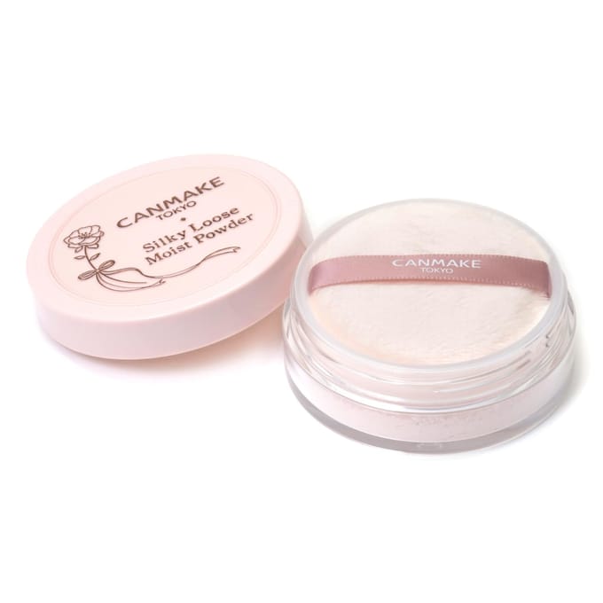 Canmake - Silky Loose Moist Powder SPF 23 PA++ P01 Luster Pink