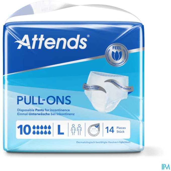 ATTENDS Pull-Ons 10 XL - 1 pak van 14 stuks