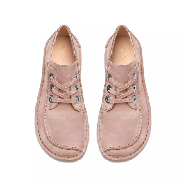 Clarks Funny Dream - dames veterschoen - Roze - maat 41 (EU) 7 (UK)
