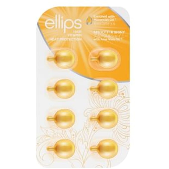 Vitamins Ellips Smooth Shiny Tablets Thermoprotective Argan Oil