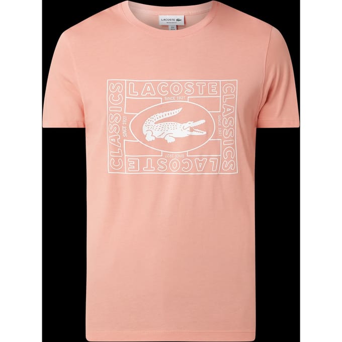 Lacoste - Maat M - T-shirt met logoprint