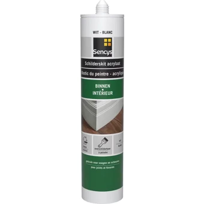 Sencys Schilderskit Wit 310ml