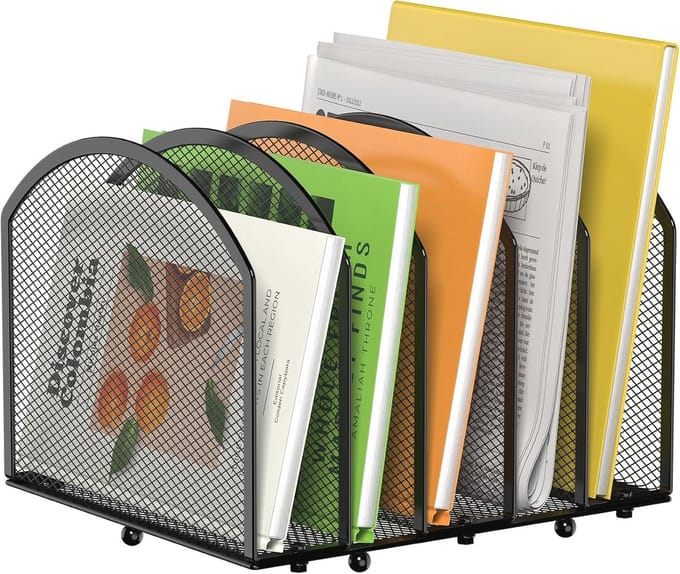 Bureau Bestandsorganizer met 5 Secties - Ideaal voor Kantoor en School