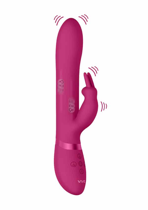 VIVE by Shots - Amoris - Stimulating Beads Rabbit - Pink