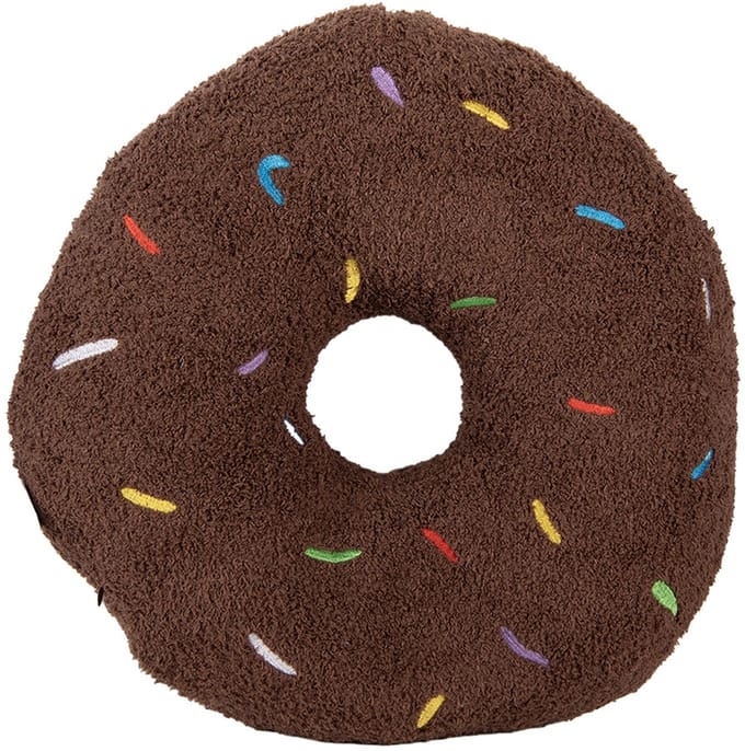 Clayre & Eef Sierkussen Ø 35x6 cm Bruin Polyester
