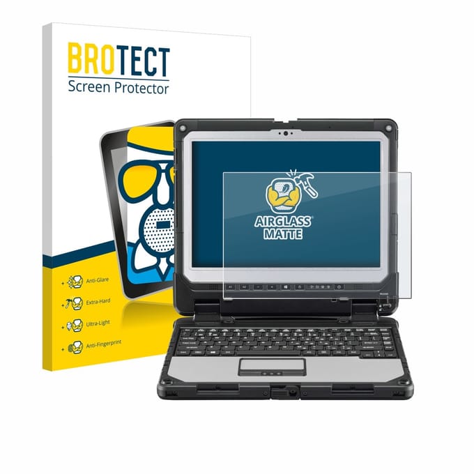 BROTECT - Screenprotector voor Panasonic Toughbook CF-33 - Folie Beschermfolie Beschermglas matte