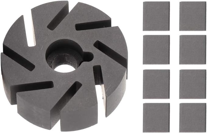 Vacuümpomp Waaier - Motor Waaier - Centrale Vergrendeling - Directe Vervanging - 5.5 x 5.5 cm - Zwart