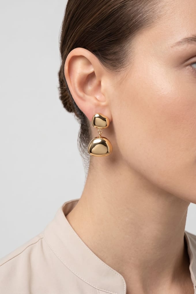 PURELEI Generosity Ohrringe Gold Größe: OS | Ohrringe Outlet | Damen | Gelb