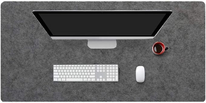 Gaming Muismat Antislip Bureau Onderlegger Vilten Basis 100x45cm