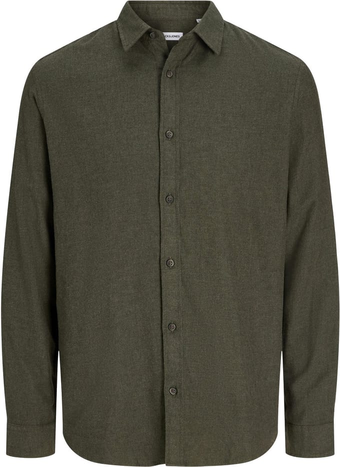 Jack & Jones Flanellen overhemd Comfort Fit Flanellen overhemd